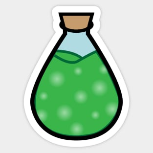 DIY Single Green Potion or Poison for Tabletop Board Games (Style 2) Sticker